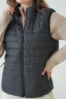 İçi Astarlı Su ve Rüzgar Geçirmez Cepli Kadın Yelek - 35