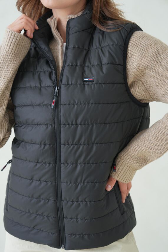 İçi Astarlı Su ve Rüzgar Geçirmez Cepli Kadın Yelek - 35