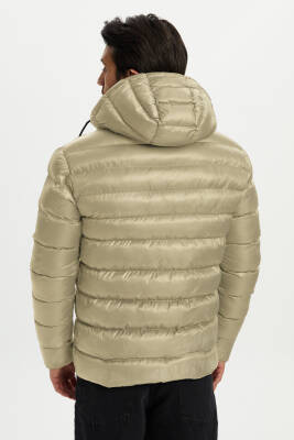 İçi Astarlı Su ve Rüzgar Geçirmez Cepli Kapüşonlu Erkek Mont - 33