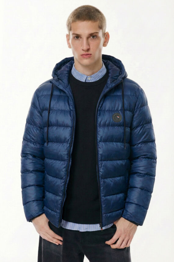 D1fference İçi Astarlı Cepli Kapüşonlu Jel Elyaflı Su ve Rügar Geçirmez Erkek Kışlık Mont - 11