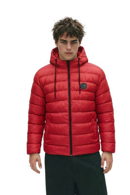 D1fference İçi Astarlı Cepli Kapüşonlu Jel Elyaflı Su ve Rügar Geçirmez Erkek Kışlık Mont - 21