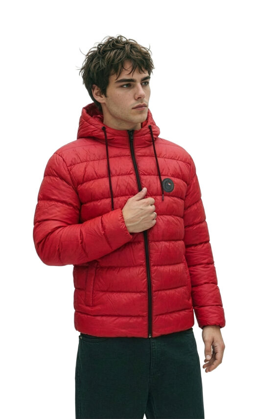 D1fference İçi Astarlı Cepli Kapüşonlu Jel Elyaflı Su ve Rügar Geçirmez Erkek Kışlık Mont - 23