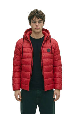 D1fference İçi Astarlı Cepli Kapüşonlu Jel Elyaflı Su ve Rügar Geçirmez Erkek Kışlık Mont - 24