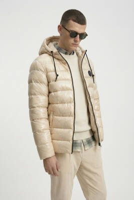 D1fference İçi Astarlı Cepli Kapüşonlu Jel Elyaflı Su ve Rügar Geçirmez Erkek Kışlık Mont - 27