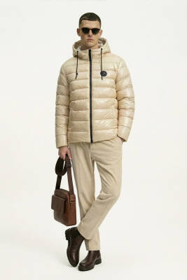 D1fference İçi Astarlı Cepli Kapüşonlu Jel Elyaflı Su ve Rügar Geçirmez Erkek Kışlık Mont - 28