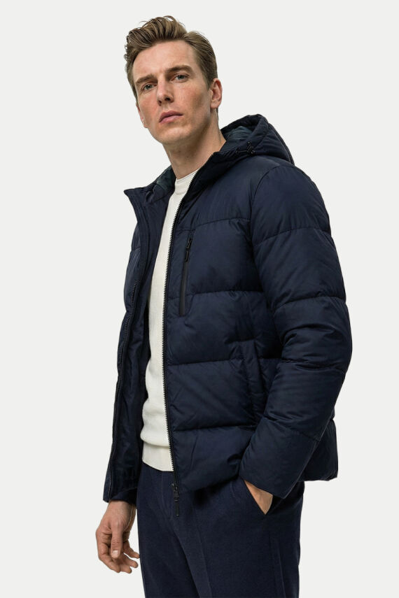 D1fference İçi Astarlı Cepli Kapüşonlu Jel Elyaflı Su ve Rügar Geçirmez Erkek Kışlık Mont - 7