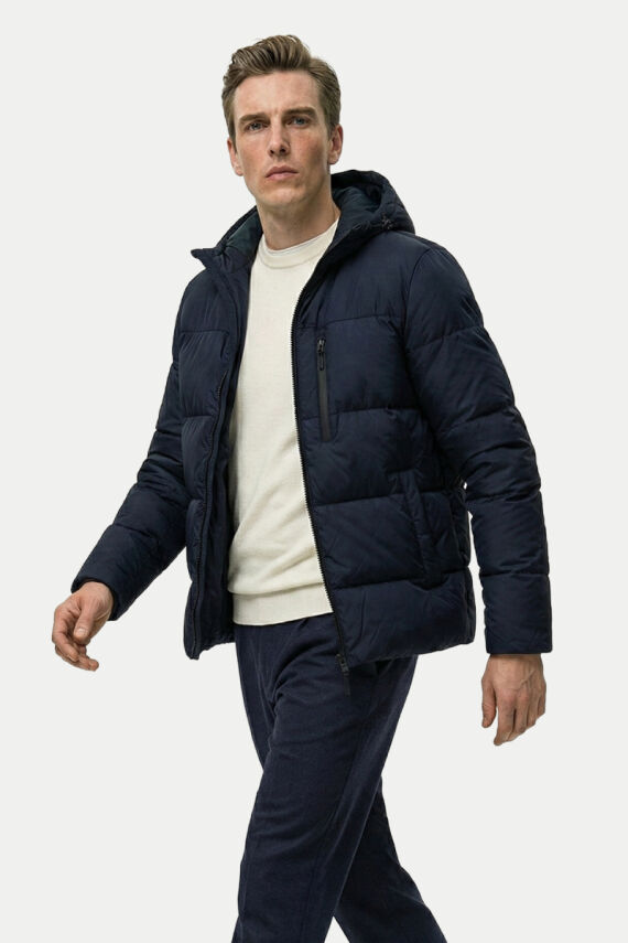 D1fference İçi Astarlı Cepli Kapüşonlu Jel Elyaflı Su ve Rügar Geçirmez Erkek Kışlık Mont - 8