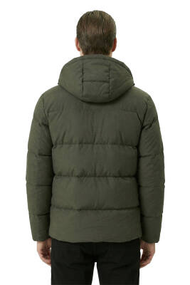 D1fference İçi Astarlı Cepli Kapüşonlu Jel Elyaflı Su ve Rügar Geçirmez Erkek Kışlık Mont - 25