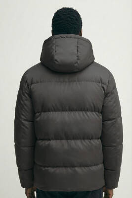 D1fference İçi Astarlı Cepli Kapüşonlu Jel Elyaflı Su ve Rügar Geçirmez Erkek Kışlık Mont - 31