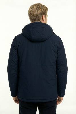 D1fference İçi Astarlı Cepli Kapüşonlu Jel Elyaflı Su ve Rügar Geçirmez Erkek Kışlık Mont - 23