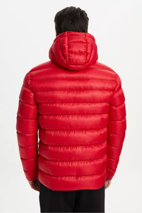 D1fference İçi Astarlı Cepli Kapüşonlu Jel Elyaflı Su ve Rügar Geçirmez Erkek Kışlık Mont - 5