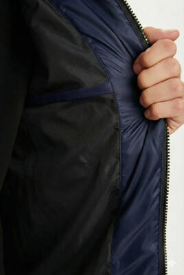 D1fference İçi Astarlı Cepli Kapüşonlu Jel Elyaflı Su ve Rügar Geçirmez Erkek Kışlık Mont - 26