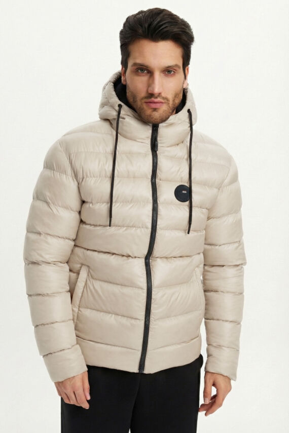 D1fference İçi Astarlı Cepli Kapüşonlu Jel Elyaflı Su ve Rügar Geçirmez Erkek Kışlık Mont - 27