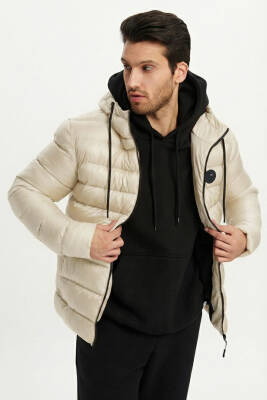 D1fference İçi Astarlı Cepli Kapüşonlu Jel Elyaflı Su ve Rügar Geçirmez Erkek Kışlık Mont - 28