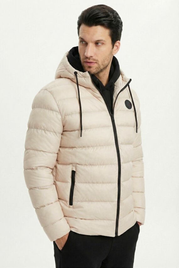 D1fference İçi Astarlı Cepli Kapüşonlu Jel Elyaflı Su ve Rügar Geçirmez Erkek Kışlık Mont - 31