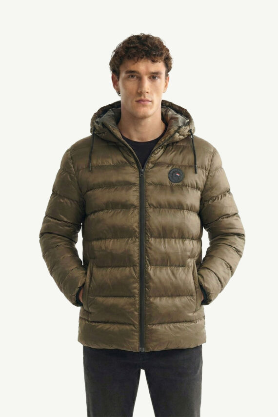 D1fference İçi Astarlı Cepli Kapüşonlu Jel Elyaflı Su ve Rügar Geçirmez Erkek Kışlık Mont - 36