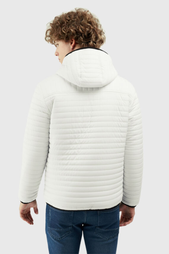 İçi Astarlı Su ve Rüzgar Geçirmez Cepli Kapüşonlu Erkek Mont - 51