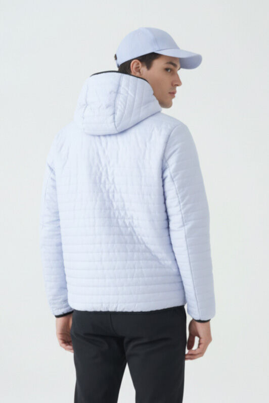 D1fference İçi Astarlı Cepli Kapüşonlu Jel Elyaflı Su ve Rügar Geçirmez Erkek Kışlık Mont - 70