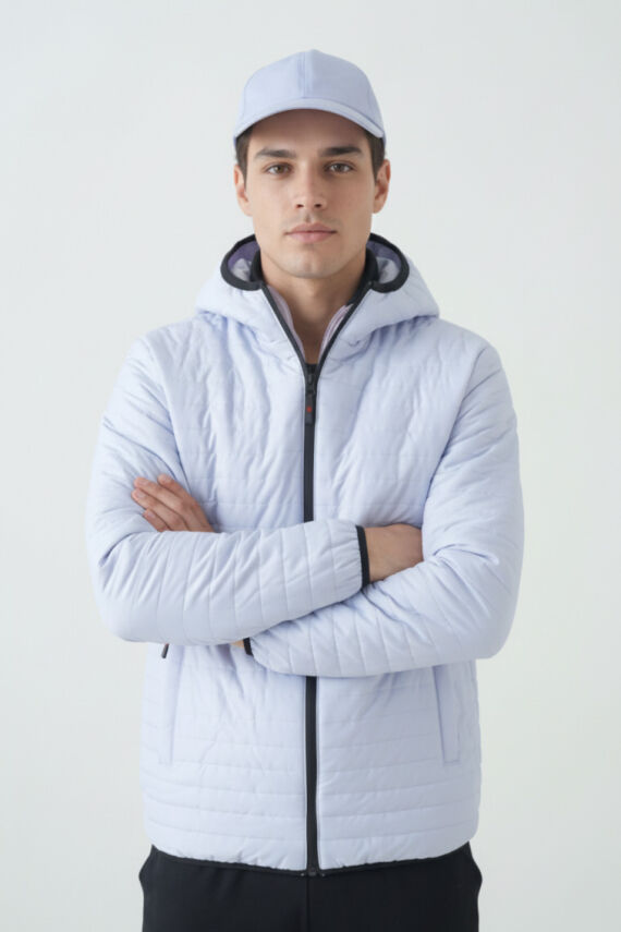 D1fference İçi Astarlı Cepli Kapüşonlu Jel Elyaflı Su ve Rügar Geçirmez Erkek Kışlık Mont - 67