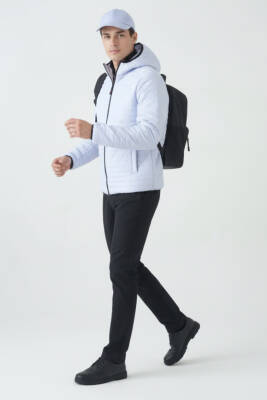 D1fference İçi Astarlı Cepli Kapüşonlu Jel Elyaflı Su ve Rügar Geçirmez Erkek Kışlık Mont - 69