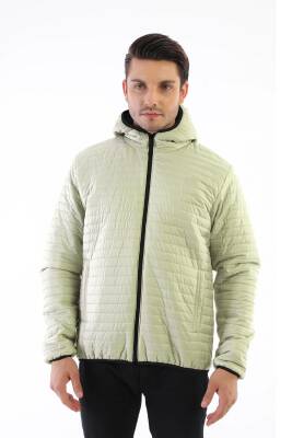 İçi Astarlı Su ve Rüzgar Geçirmez Cepli Kapüşonlu Erkek Mont - 19