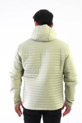 İçi Astarlı Su ve Rüzgar Geçirmez Cepli Kapüşonlu Erkek Mont - 21