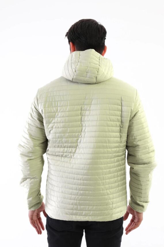 İçi Astarlı Su ve Rüzgar Geçirmez Cepli Kapüşonlu Erkek Mont - 21