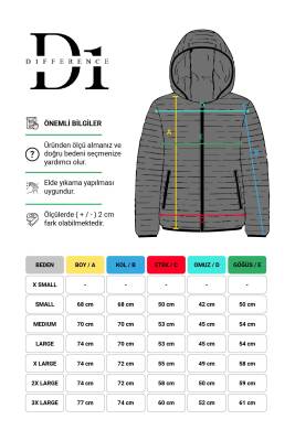 D1fference İçi Astarlı Cepli Kapüşonlu Jel Elyaflı Su ve Rügar Geçirmez Kadın Kışlık Mont - 6