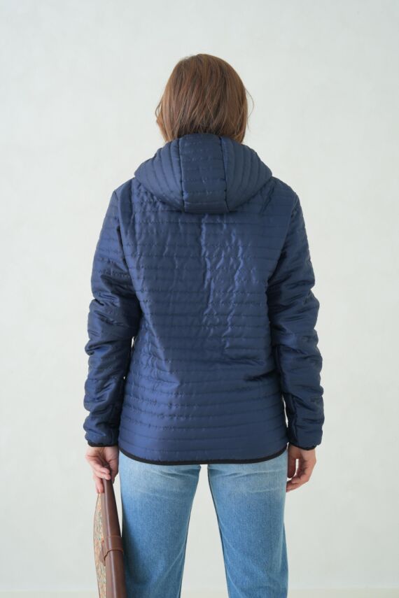 İçi Astarlı Su ve Rüzgar Geçirmez Cepli Kapüşonlu Kadın Mont - 24