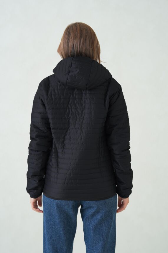 İçi Astarlı Su ve Rüzgar Geçirmez Cepli Kapüşonlu Kadın Mont - 36