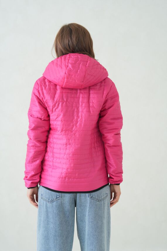 İçi Astarlı Su ve Rüzgar Geçirmez Cepli Kapüşonlu Kadın Mont - 48