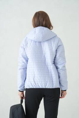 İçi Astarlı Su ve Rüzgar Geçirmez Cepli Kapüşonlu Kadın Mont - 54