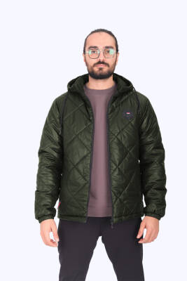 Su ve Rüzgar Geçirmez Jel Elyaflı Kapitone Cepli Spor Mont - 2