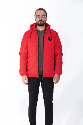 Su ve Rüzgar Geçirmez Jel Elyaflı Kapitone Cepli Spor Mont - 5