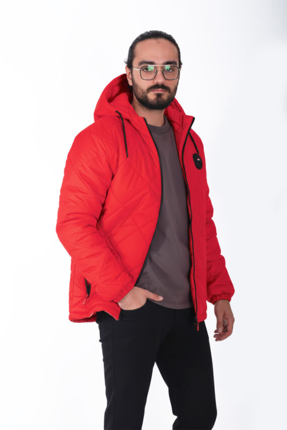 Su ve Rüzgar Geçirmez Jel Elyaflı Kapitone Cepli Spor Mont - 8