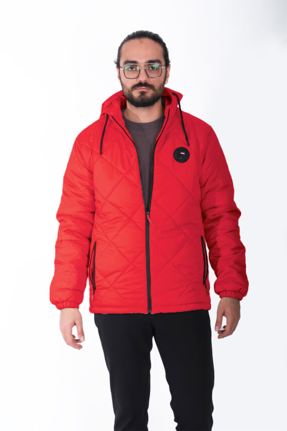 Su ve Rüzgar Geçirmez Jel Elyaflı Kapitone Cepli Spor Mont - 6