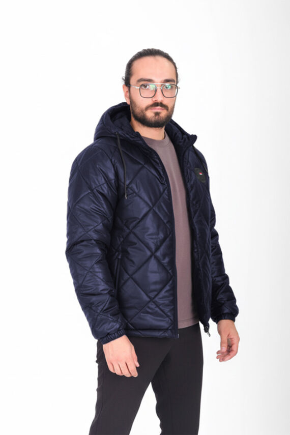 Su ve Rüzgar Geçirmez Jel Elyaflı Kapitone Cepli Spor Mont - 11