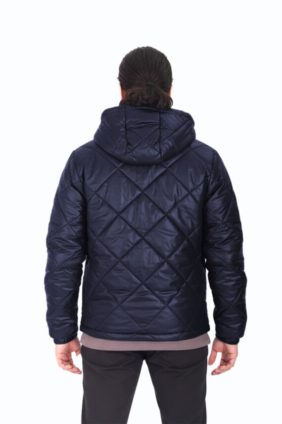 Su ve Rüzgar Geçirmez Jel Elyaflı Kapitone Cepli Spor Mont - 13