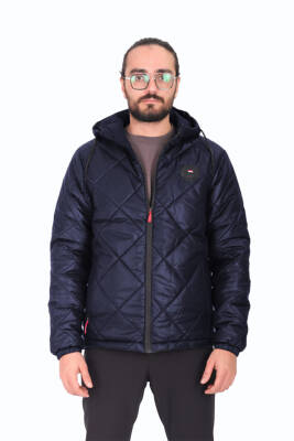 Su ve Rüzgar Geçirmez Jel Elyaflı Kapitone Cepli Spor Mont - 10