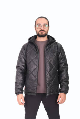 Su ve Rüzgar Geçirmez Jel Elyaflı Kapitone Cepli Spor Mont - 14