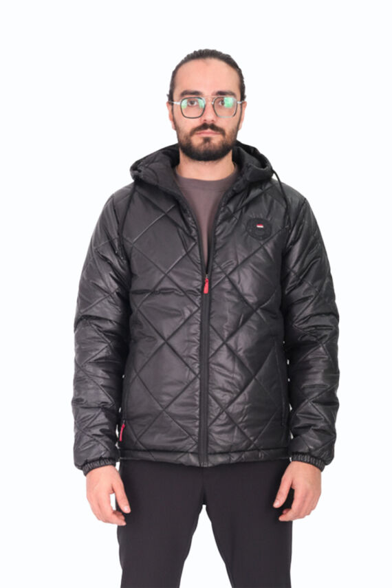 Su ve Rüzgar Geçirmez Jel Elyaflı Kapitone Cepli Spor Mont - 15