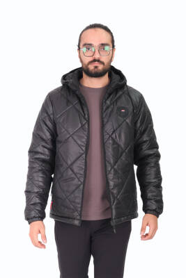 Su ve Rüzgar Geçirmez Jel Elyaflı Kapitone Cepli Spor Mont - 17