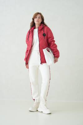 Su ve Rüzgar Geçirmez Jel Elyaflı Kapitone Cepli Spor Mont - 16