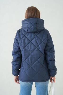 Su ve Rüzgar Geçirmez Jel Elyaflı Kapitone Cepli Spor Mont - 24