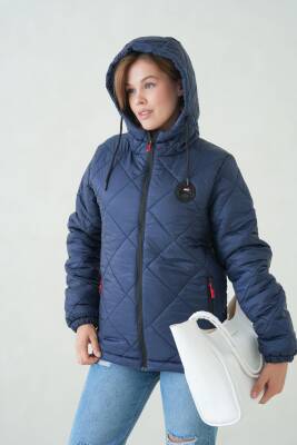 Su ve Rüzgar Geçirmez Jel Elyaflı Kapitone Cepli Spor Mont - 22