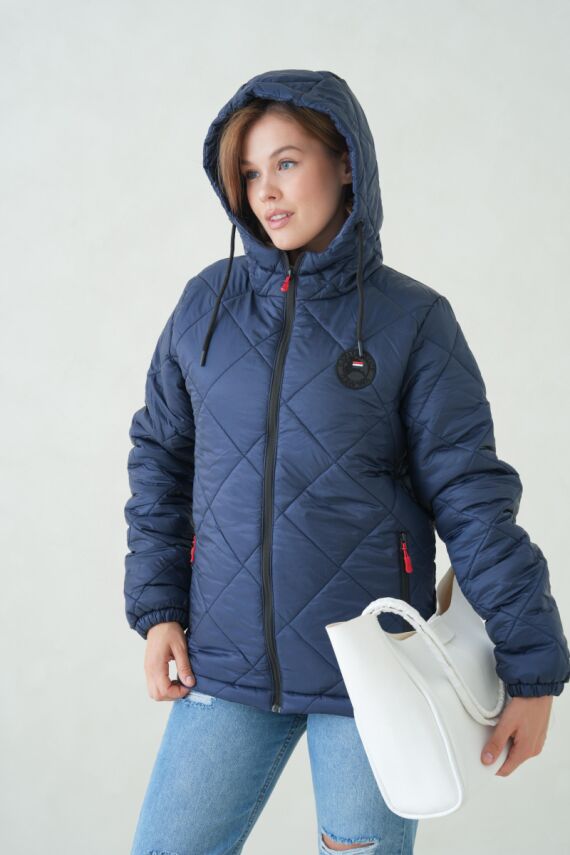 Su ve Rüzgar Geçirmez Jel Elyaflı Kapitone Cepli Spor Mont - 22