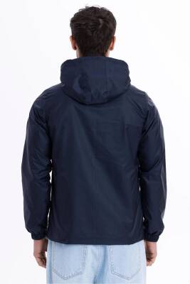 D1fference İçi Astarlı Cepli Kapüşonlu Jel Elyaflı Su ve Rügar Geçirmez Erkek Yağmurluk - 13