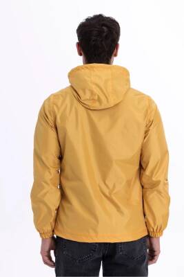 D1fference İçi Astarlı Cepli Kapüşonlu Jel Elyaflı Su ve Rügar Geçirmez Erkek Yağmurluk - 20