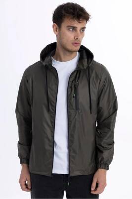 D1fference İçi Astarlı Cepli Kapüşonlu Jel Elyaflı Su ve Rügar Geçirmez Erkek Yağmurluk - 30