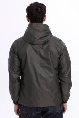 D1fference İçi Astarlı Cepli Kapüşonlu Jel Elyaflı Su ve Rügar Geçirmez Erkek Yağmurluk - 34